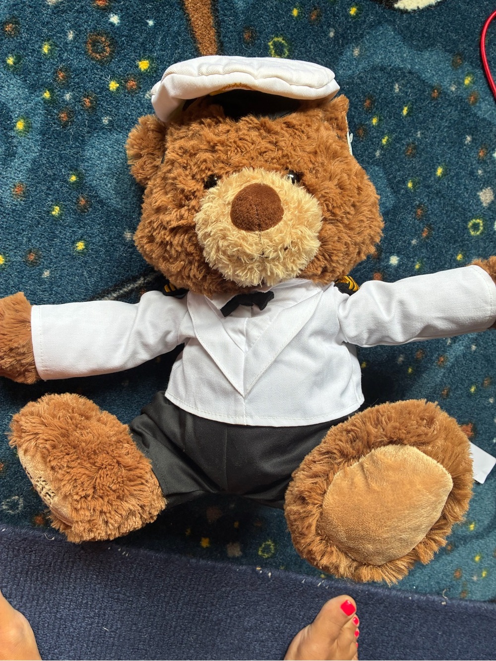 Captain Teddy Bear Plush princess cruise line official bear